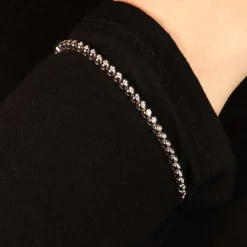 Best Bracciale Tennis Cipolline in Oro Bianco e Diamanti Bracciali Tennis