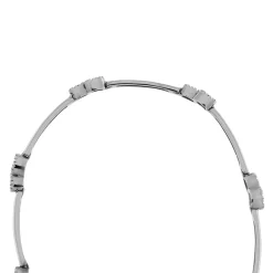 Fashion Bracciale Tennis Foglie in Oro con Diamanti Bracciali Tennis