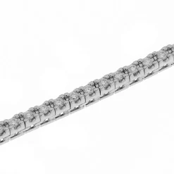 Online Bracciale Tennis con Diamanti in Oro Bianco 0,70 Carati Bracciali Tennis