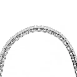 Sale Bracciale Tennis con Diamanti in Oro Bianco 4,38 Carati Bracciali Tennis