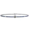 Clearance Bracciale Tennis Uomo Comete Gioielli in Argento 925 e Zirconi Blu Collezione Stella Polare Uomo Gioielli Comete Uomo