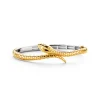 Fashion Bracciale Ti Sento Milano Bangle Serpente in Argento Placcato Oro Giallo Gioielli Ti Sento Milano