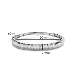 Online Bracciale Ti Sento Milano Rigato Bianco Gioielli Ti Sento Milano