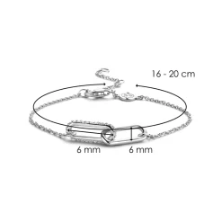 New Bracciale Ti Sento Milano Legame con Zirconi Gioielli Ti Sento Milano