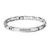Discount Bracciale Uomo Comete Gioielli Collezione Senior In Acciaio Con Diamanti Taglio Brillante Uomo Gioielli Comete Uomo