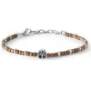 Discount Bracciale Uomo Comete Gioielli In Acciaio e Ematite Marrone Collezione Life Lunghezza Cm. 19 Uomo Gioielli Comete Uomo