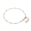 Hot Cavigliera Desmos Shine In Argento Bianco e Rosa Gioielli Desmos