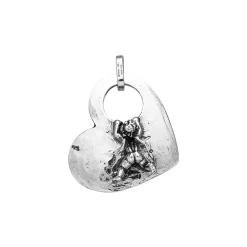 Sale Charm Giovanni Raspini Cuore Angelo Appeso Gioielli Giovanni Raspini