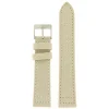 Best Cinturino Canvas e Pelle di Colore Beige Cinturini Canvas