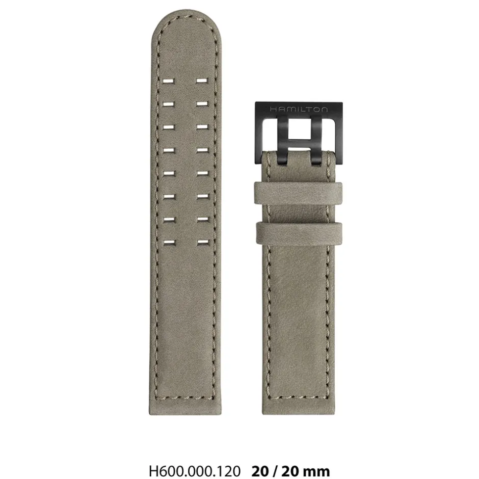 Outlet Cinturino Hamilton Khaki Field 38 mm H600.000.120 Cinturini Hamilton