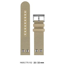Outlet Cinturino Hamilton Khaki X-Wind Tessuto Beige 45 mm H600.779.102 Cinturini Hamilton