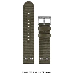 Clearance Cinturino Hamilton Khaki X-Wind Tessuto Verde 45 mm H600.777.114 Cinturini Hamilton