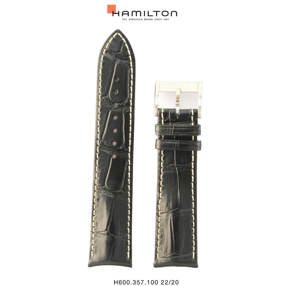 Clearance Cinturino Hamilton Khaki Field Murph 42 mm H600.357.100 Cinturini Hamilton