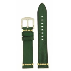 Best Cinturino in Cuoio Rigato Stile Vintage Verde Cinturini Vintage