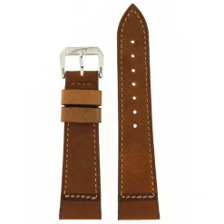 Online Cinturino in Pelle di Cervo Stile Vintage Marrone Chiaro Cinturini Vintage