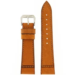 Clearance Cinturino in Pelle di Cervo Stile Vintage Marrone Gold Cinturini Vintage