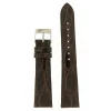Best Cinturino in Pelle di Coccodrillo Marrone Scuro Extra Lungo Cinturini In Pelle Di Coccodrillo