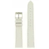 Sale Cinturino in Pelle di Vitello Stampata Coccodrillo Bianco Extra Lungo Cinturini In Pelle Di Vitello