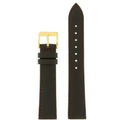 Online Cinturino in Pelle di Vitello Colore Marrone Scuro Cinturini In Pelle Di Vitello