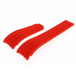 Best Cinturino in Silicone Rosso Compabile Rolex Ansa Curva Cinturini Compatibili Rolex
