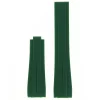 Fashion Cinturino in Silicone Verde Compabile Rolex Ansa Curva Cinturini Compatibili Rolex