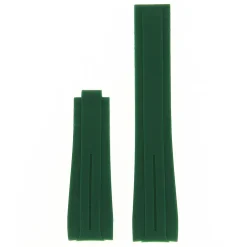 Fashion Cinturino in Silicone Verde Compabile Rolex Ansa Curva Cinturini Compatibili Rolex