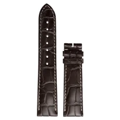 Discount Cinturino Longines in Pelle di Alligatore Marrone 20 mm L682109799 Cinturini Longines