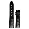 Clearance Cinturino Longines in Pelle di Alligatore Nero 19 mm L682119979 Cinturini Longines