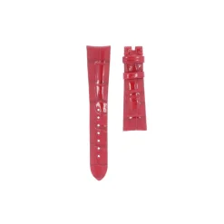 Sale Cinturino Omega in Pelle di Alligatore Rossa 18 mm 032CUZ012325W Cinturini Omega