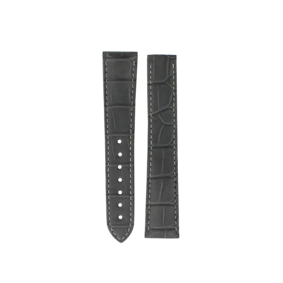 Hot Cinturino Omega in Pelle di Alligatore Grigia 032CUZ007463W Cinturini Omega