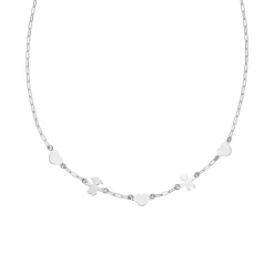 Hot Collana Amen Catena Bambino e Cuori Outlet Gioielli