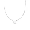 Discount Collana Amen Catena Cuore Rodio Outlet Gioielli