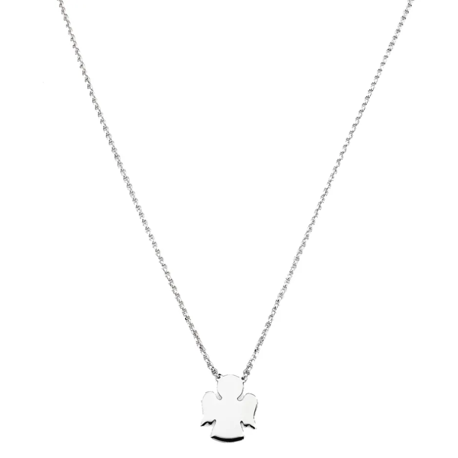 Outlet Collana Amen Cuore In Argento Collezione Prega Ama Lunghezza 44 cm Gioielli Amen | Outlet Gioielli
