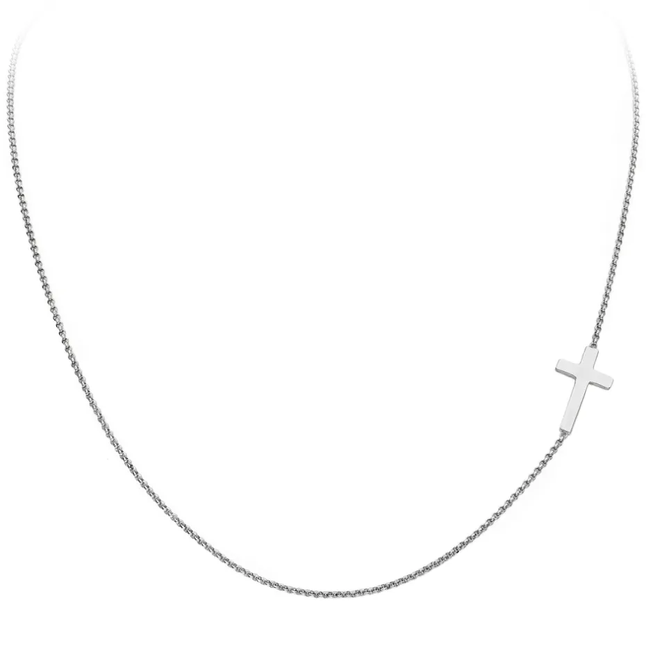 Outlet Collana Amen Cuore In Argento Collezione Prega Ama Lunghezza 44 cm Gioielli Amen | Outlet Gioielli