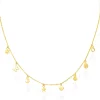 Hot Collana Amen Portafortuna Fantasia in Argento Placcato Oro Giallo Gioielli Amen | Outlet Gioielli