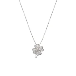 Best Collana Amen Quadrifoglio Zirconato Outlet Gioielli