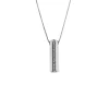 Sale Collana Bibigi in Oro Bianco con Diamanti 0,10 Carati Collane