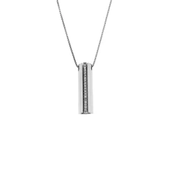 Sale Collana Bibigi in Oro Bianco con Diamanti 0,10 Carati Collane
