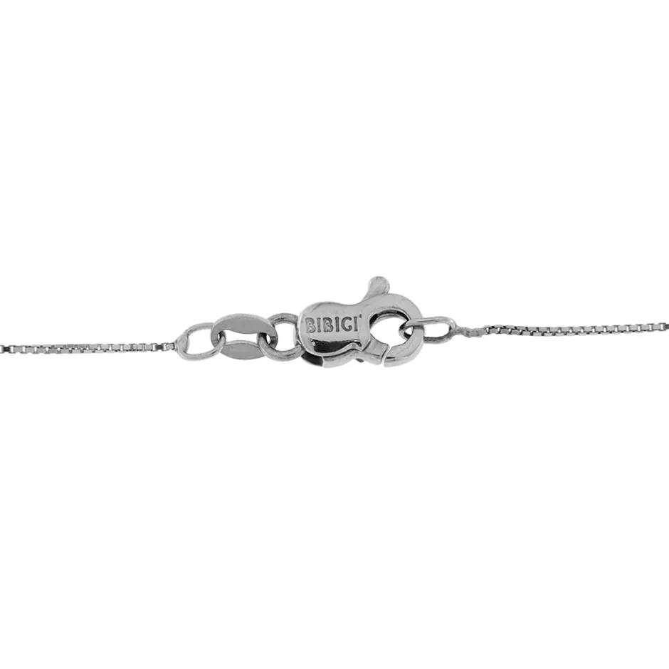 Sale Collana Bibigi in Oro Bianco con Diamanti 0,10 Carati Collane