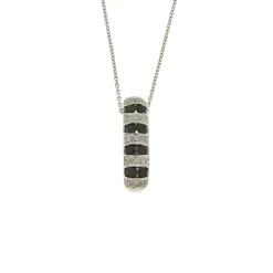 Fashion Collana Bliss Cabaret Zaffiri in Oro Bianco e Diamanti Outlet Gioielli | Collane