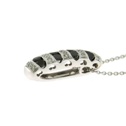 Fashion Collana Bliss Cabaret Zaffiri in Oro Bianco e Diamanti Outlet Gioielli | Collane