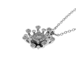 Hot Collana Bliss Gioielli Fireworks in Oro Bianco e Diamanti Outlet Gioielli | Collane