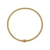 Online Collana Choker Fope Collezione Eka Flex It Grande in Oro Giallo con Diamante Nero Gioielli Fope