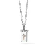 Hot Collana Comete Gioielli Uomo in Argento 925 e Oro Rosa 750 con Diamanti Neri Collezione Faith Uomo Gioielli Comete Uomo