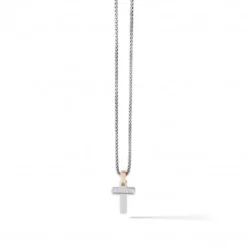 Hot Collana Comete Uomo Collezione Senior In Acciaio Con Oro Rosa e Diamanti Uomo Gioielli Comete Uomo