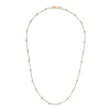 Outlet Collana Desmos a Segmenti e Palline in Argento Placcato Oro Lunghezza 41 cm Gioielli Desmos