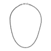 Discount Collana Desmos Barrel Crystal In Argento Brunito Uomo Gioielli Desmos Uomo