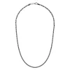 Sale Collana Desmos Catena a Segmenti in Argento Brunito Lunghezza 51 cm Uomo Gioielli Desmos Uomo