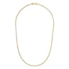New Collana Desmos Catena Lunga in Argento Dorata 41 cm Gioielli Desmos