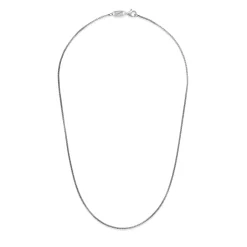 New Collana Desmos Catena Minimal in Argento Lunghezza 51 cm Uomo Gioielli Desmos Uomo